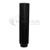 Труба-радиатор из черного металла: длина - 0,5 м; Ø от 120 до 200 мм